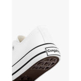 Conguitos Unisex Basic White Canvas Sneakers-Conguitos-Little Giant Kidz