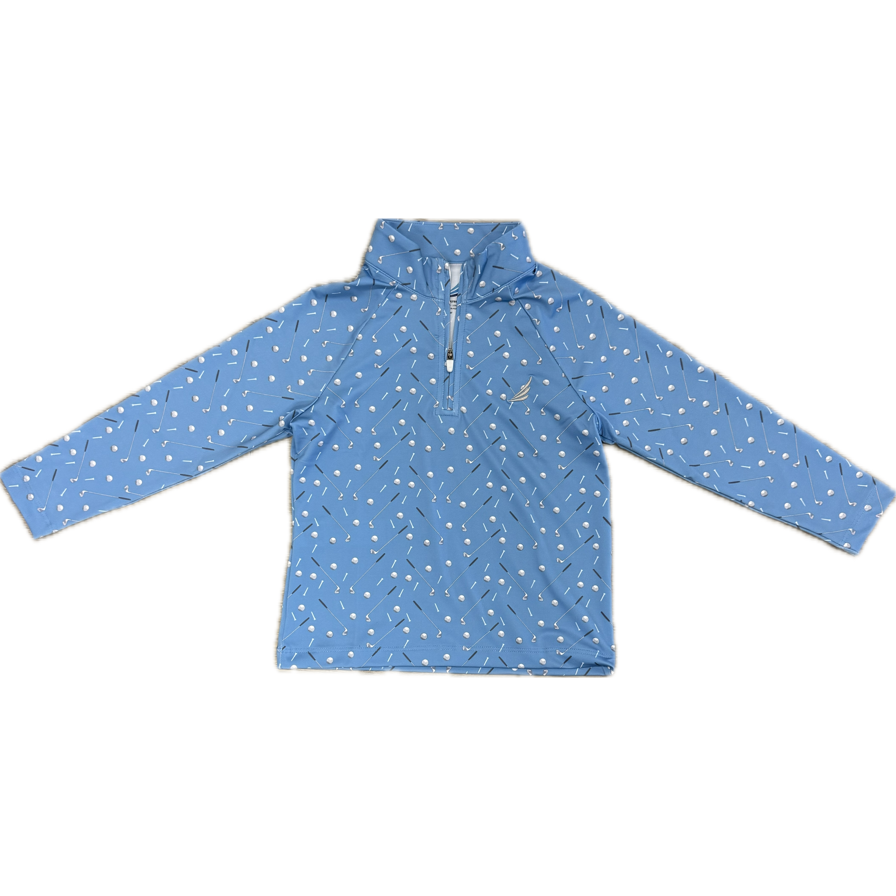 Coolybri Performance Quarter Zip Pull Over- Levi Golf Print-Coolybri-Little Giant Kidz