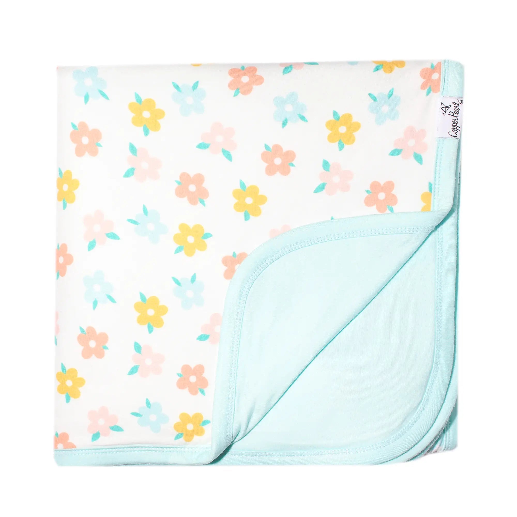 Copper Pearl Daisy 3-Layer Stretchy Quilt-COPPER PEARL-Little Giant Kidz