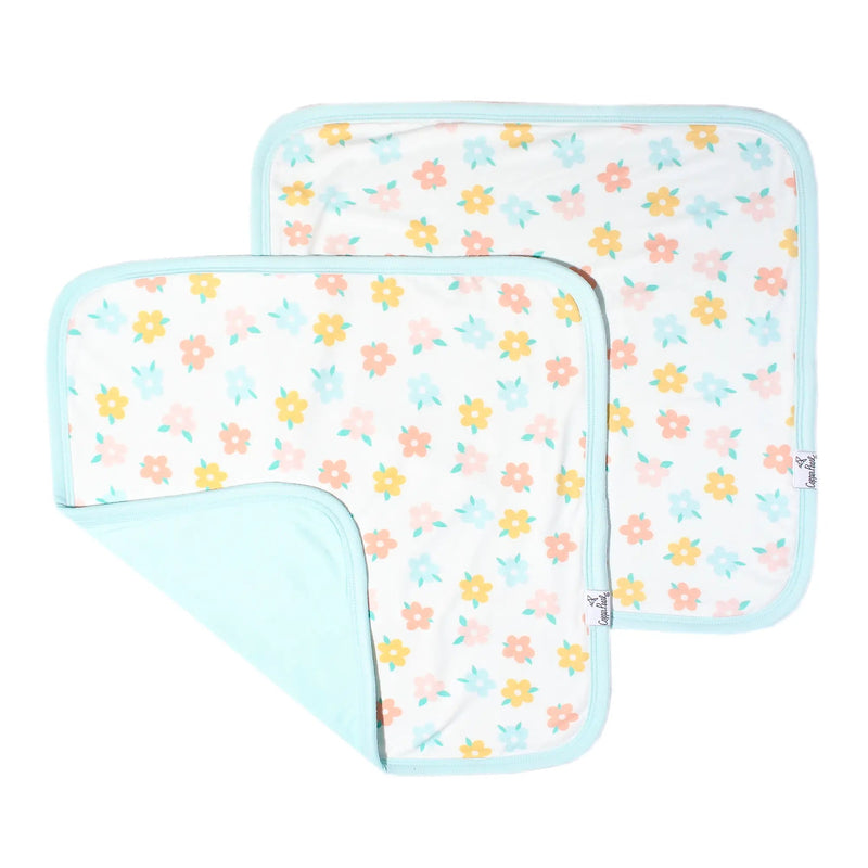 Copper Pearl Daisy Security Blanket Set (2-pack)-COPPER PEARL-Little Giant Kidz