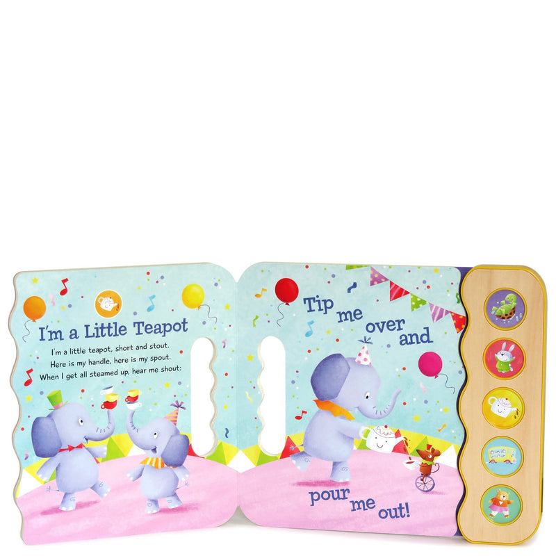 Cottage Door Press: Wiggle, Jiggle, Sing & Giggle: 5 Button Children's Sound Book-COTTAGE DOOR PRESS-Little Giant Kidz