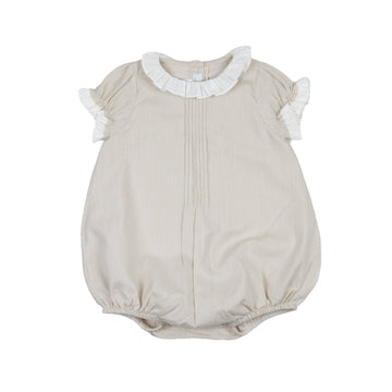 Cuclie Baby Mila Occasion Bubble Romper - Beige-Cuclie Baby-Little Giant Kidz