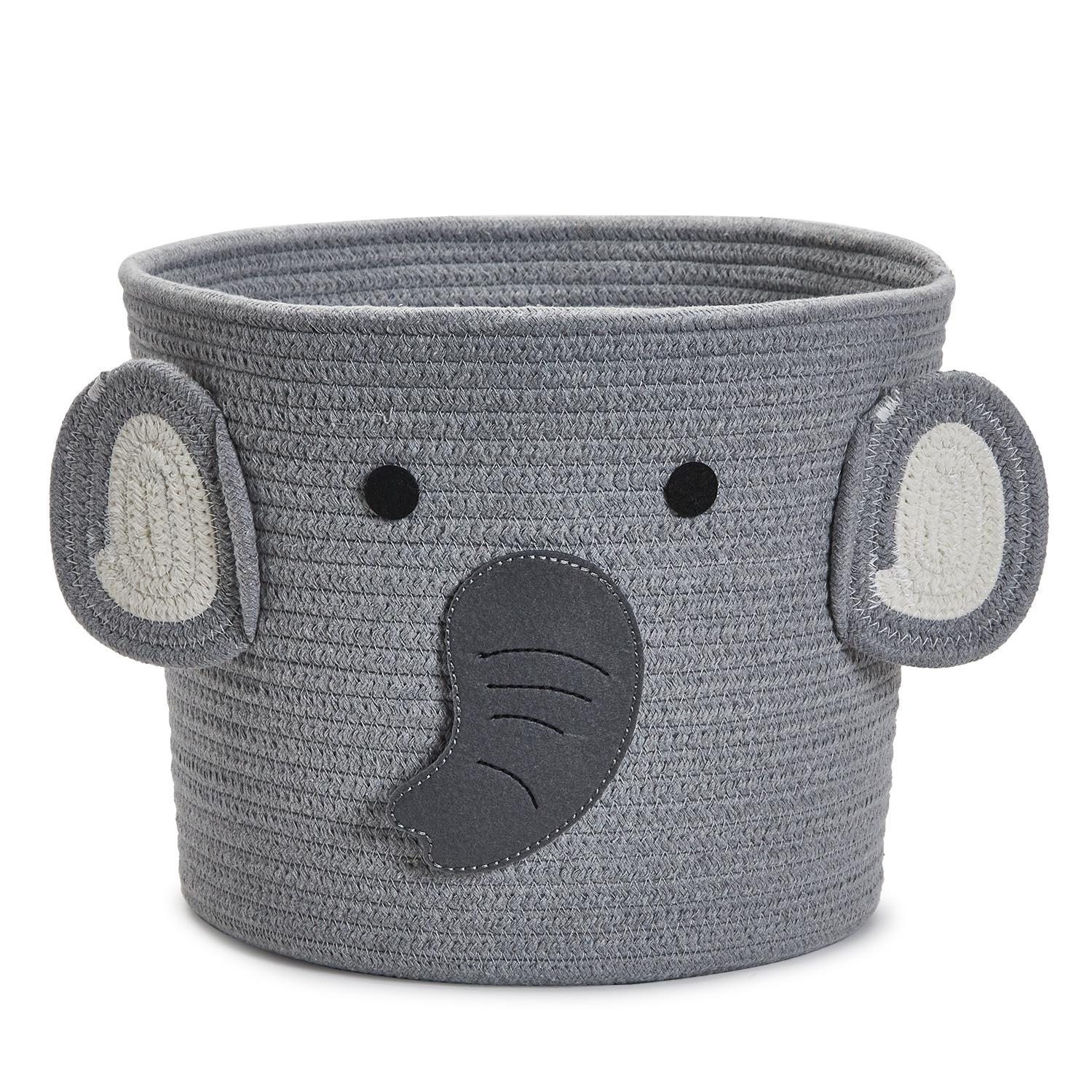 Cupcakes & Cartwheels Animal Hand-Crafted Rope Baskets-CUPCAKES & CARTWHEELS-Little Giant Kidz
