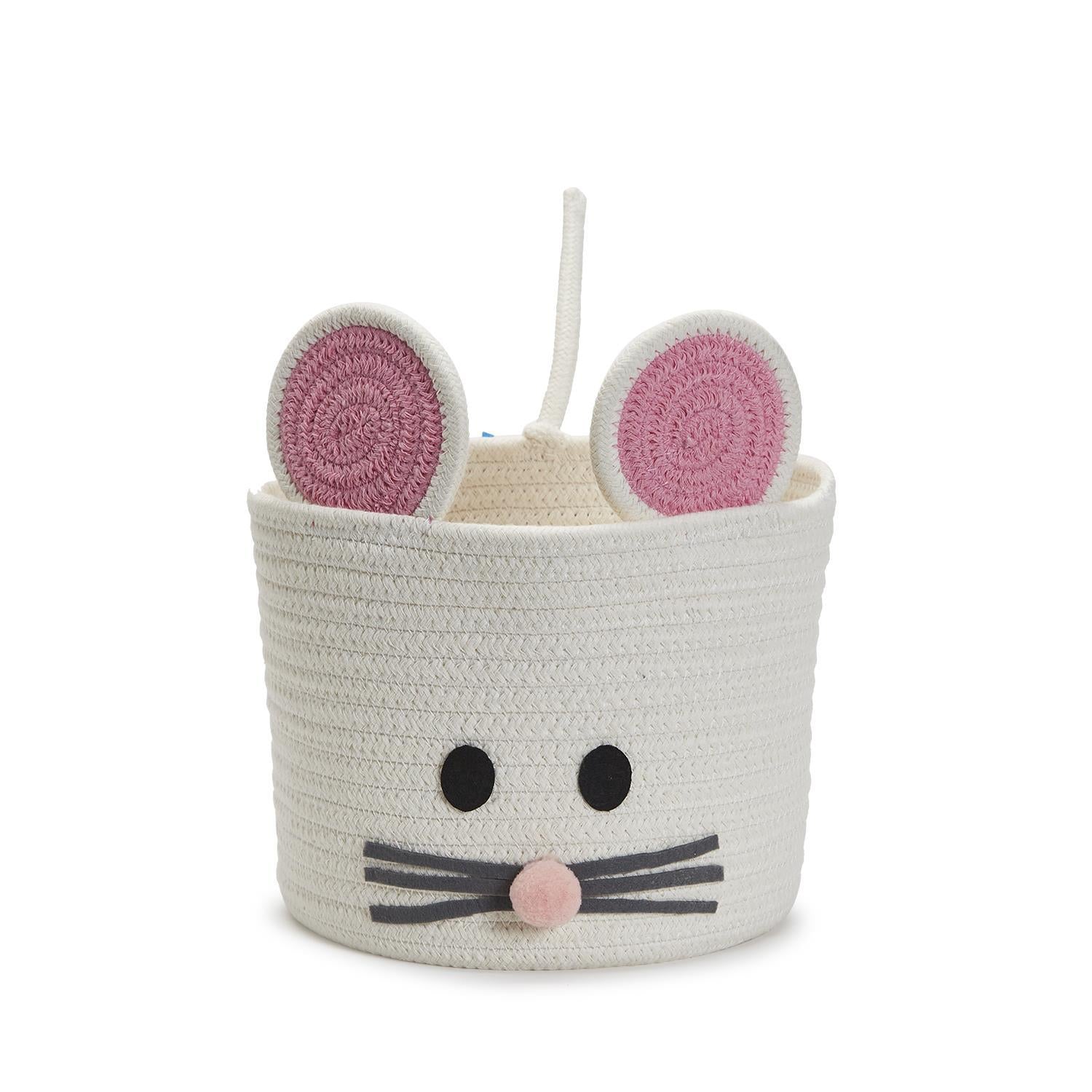 Cupcakes & Cartwheels Animal Hand-Crafted Rope Baskets-CUPCAKES & CARTWHEELS-Little Giant Kidz