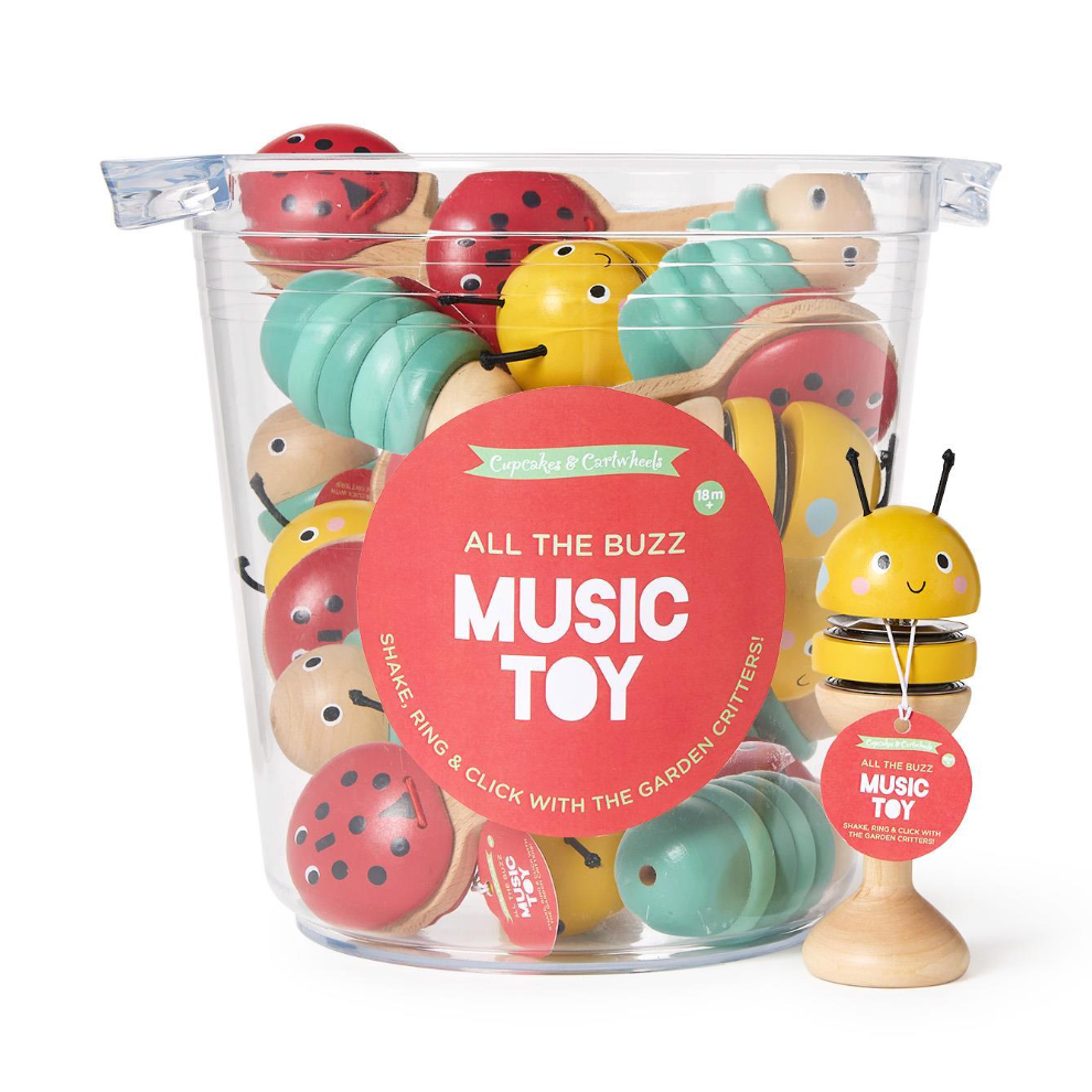 Cupcakes & Cartwheels Garden Critters Music Toy-CUPCAKES & CARTWHEELS-Little Giant Kidz