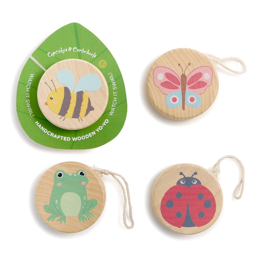 Cupcakes & Cartwheels Garden Critters Yo-Yo Toy-CUPCAKES & CARTWHEELS-Little Giant Kidz