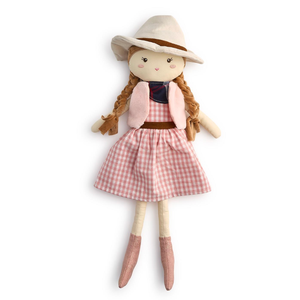 Cupcakes & Cartwheels Hand-Crafted Cowgirl Doll Dakota-CUPCAKES & CARTWHEELS-Little Giant Kidz