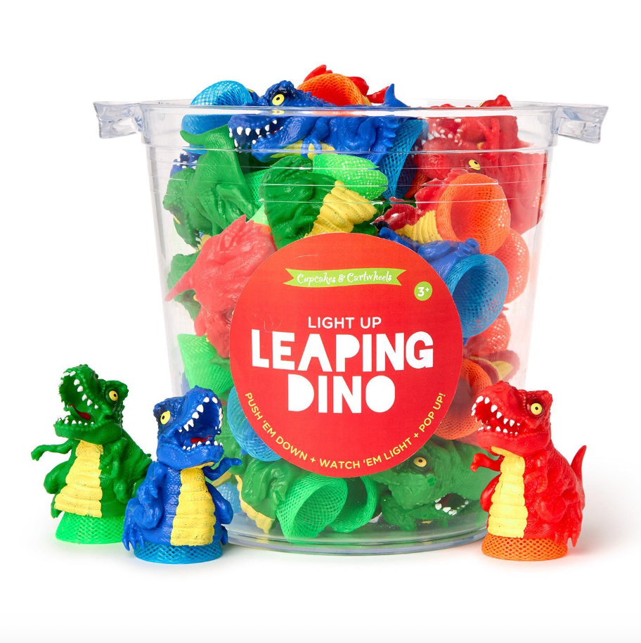 Cupcakes & Cartwheels Light up Dinosaur Pop Up Toy-CUPCAKES & CARTWHEELS-Little Giant Kidz