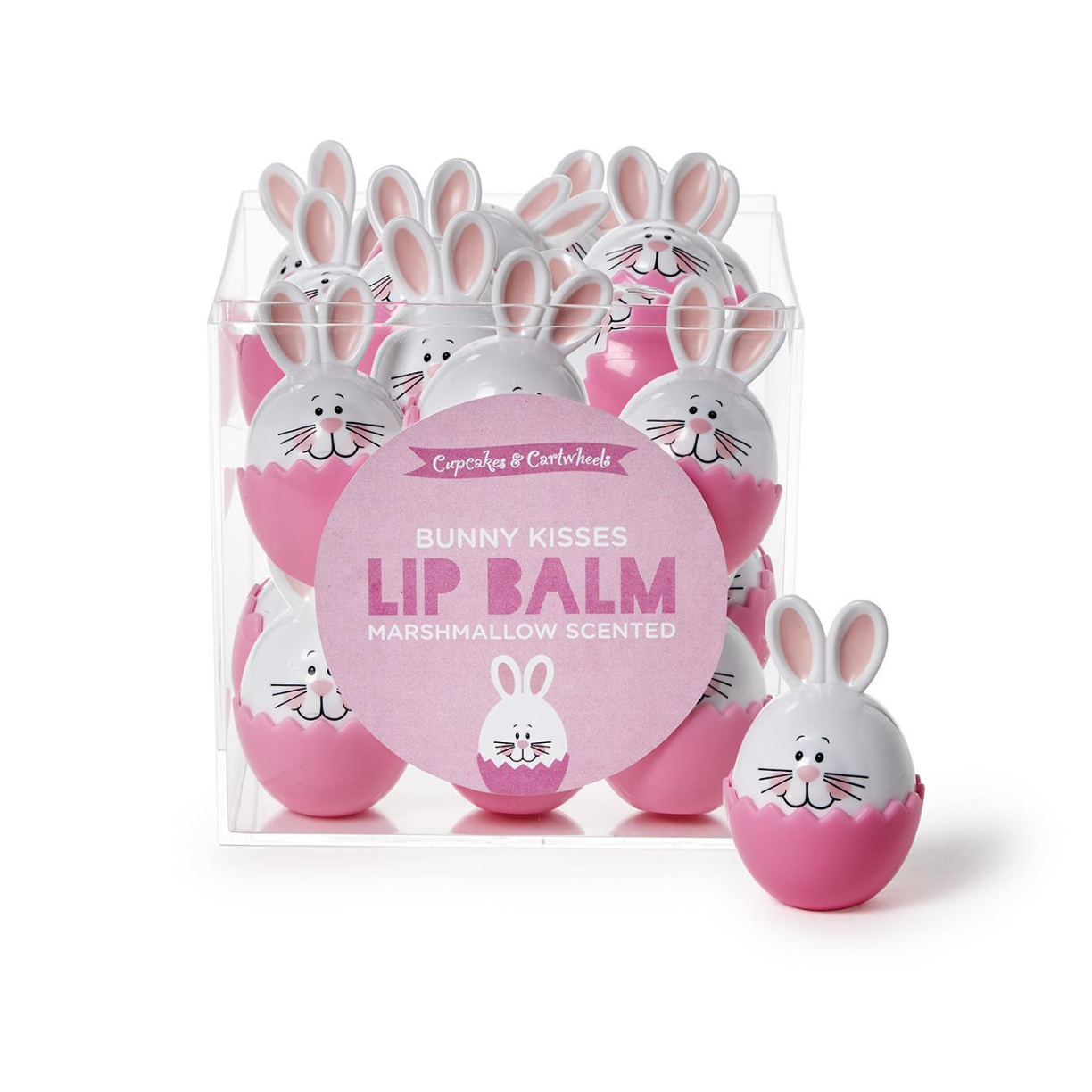 Cupcakes & Cartwheels Marshmallow Scented Bunny Lip Balm-CUPCAKES & CARTWHEELS-Little Giant Kidz