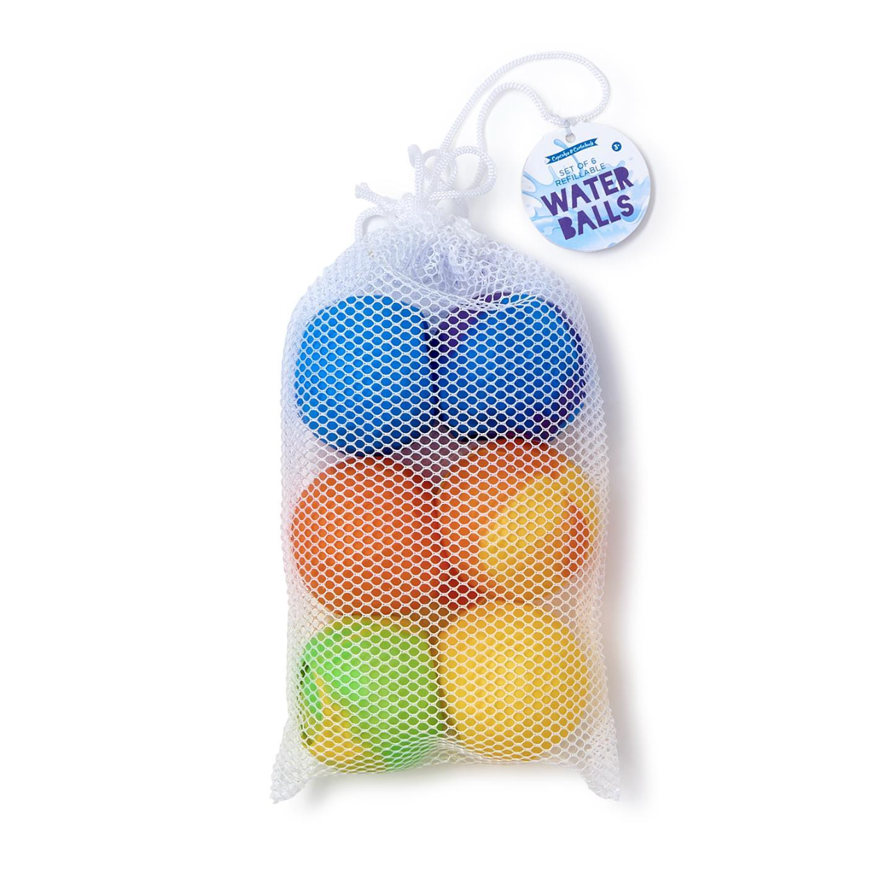 Cupcakes & Cartwheels Refillable Splash Water Balls-CUPCAKES & CARTWHEELS-Little Giant Kidz