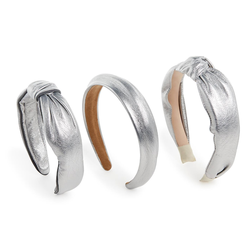 Cupcakes & Cartwheels Silver Metallic Headbands - Assorted-CUPCAKES & CARTWHEELS-Little Giant Kidz