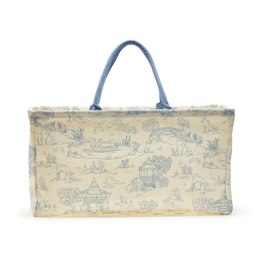 Cupcakes & Cartwheels Toile Hamper/ Storage Tote-CUPCAKES & CARTWHEELS-Little Giant Kidz