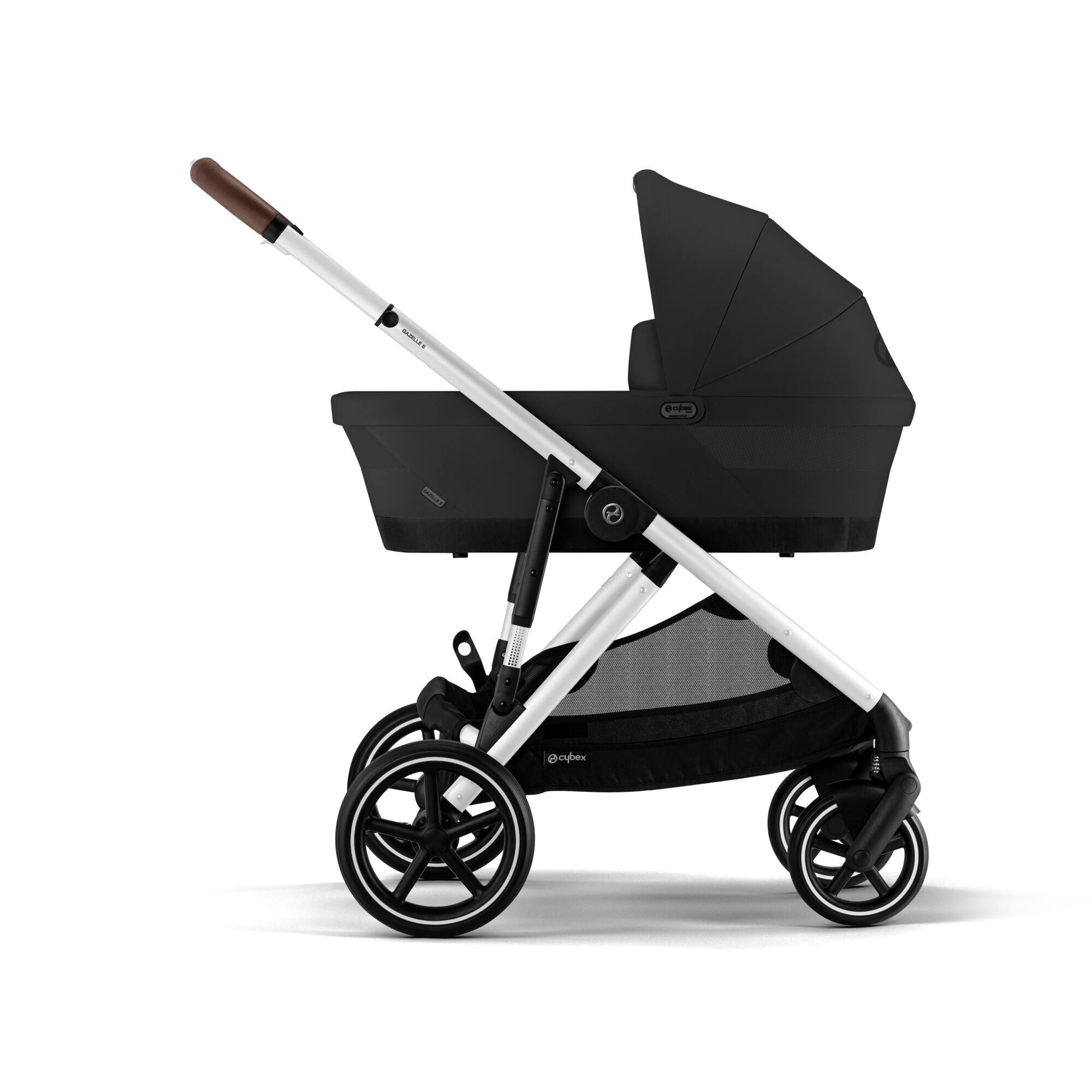 Cybex Gazelle S 2 Double Stroller - Lava Grey w/ Silver Frame - Destination  Baby & Kids