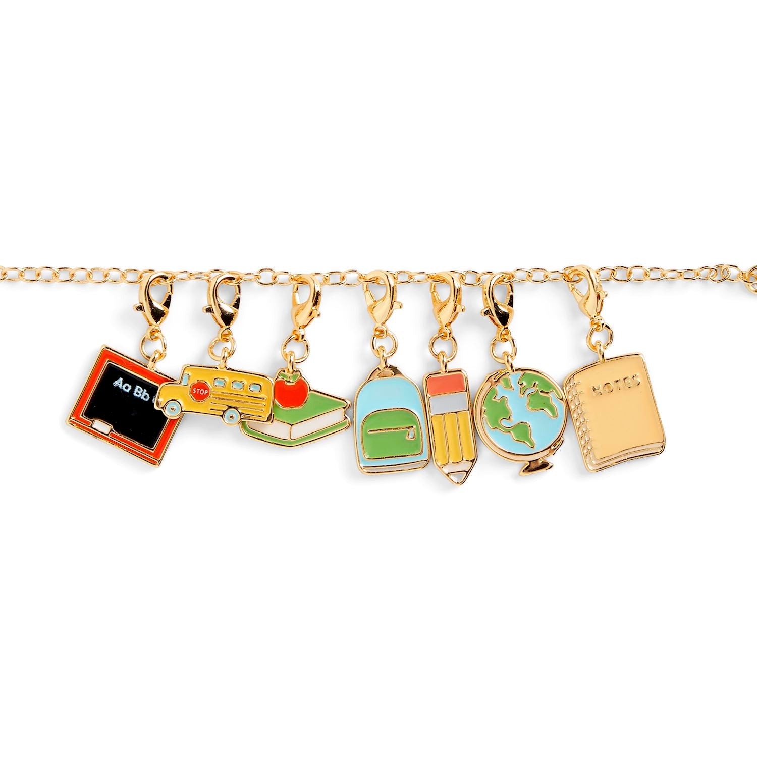 DEMDACO First Day of School Charm Bracelet Set - 5.5"(+1.5-DEMDACO-Little Giant Kidz