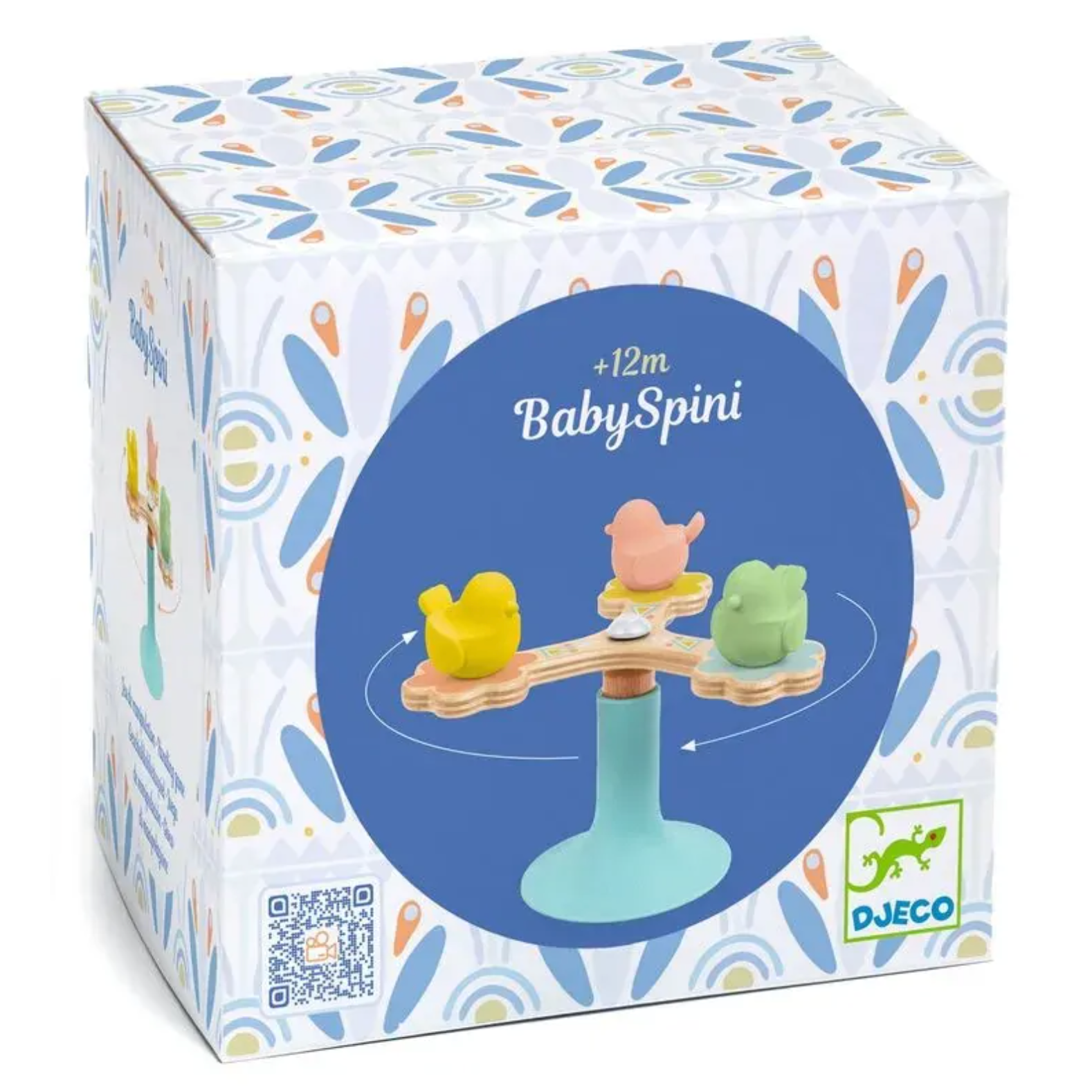 DJECO Baby White BabySpini -DJECO-Little Giant Kidz