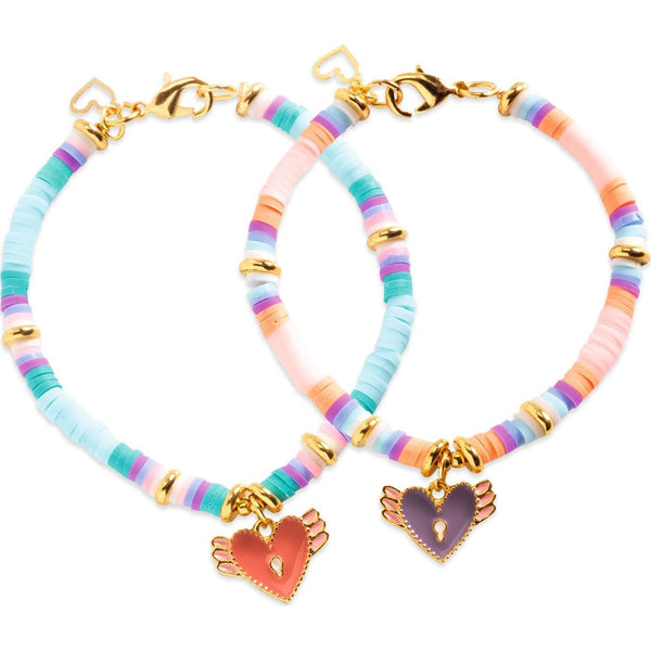 DJECO Beads & Jewelry - Heart Heishi Bracelet Making Kit-DJECO-Little Giant Kidz