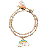 DJECO Beads & Jewelry - Rainbow Kumihimo Bracelet Making Kit-DJECO-Little Giant Kidz