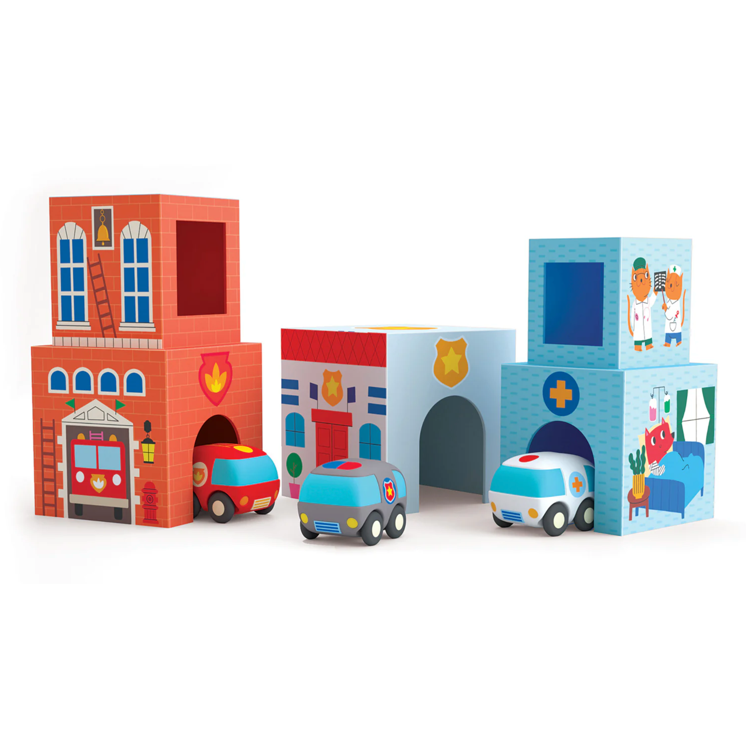 DJECO Blocks&Towers TopaniHouse -DJECO-Little Giant Kidz
