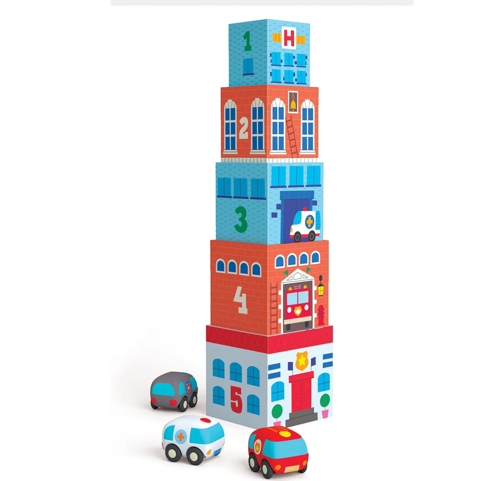 DJECO Blocks&Towers TopaniHouse -DJECO-Little Giant Kidz