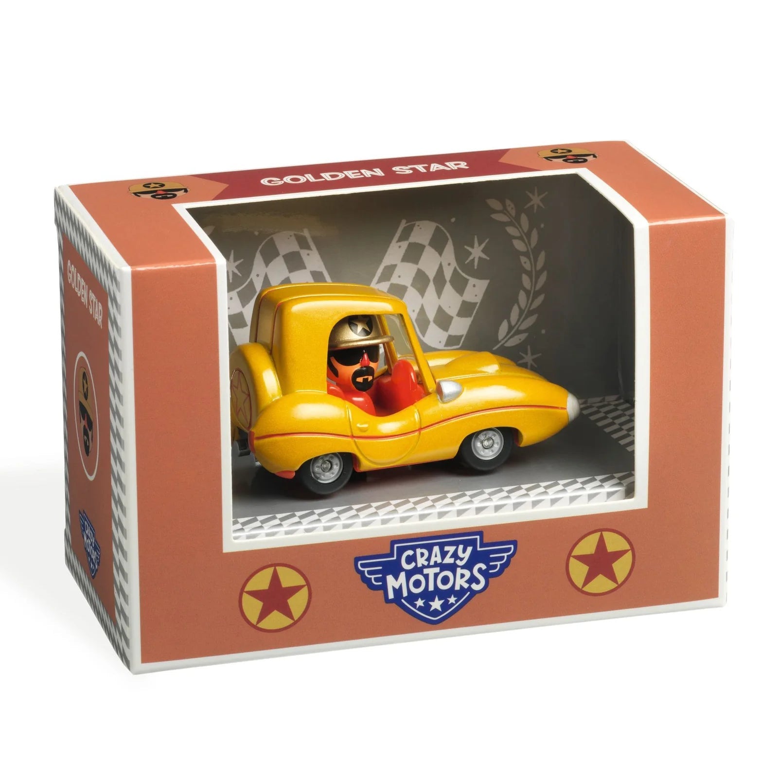 DJECO Crazy Motors Car - Golden Star-DJECO-Little Giant Kidz