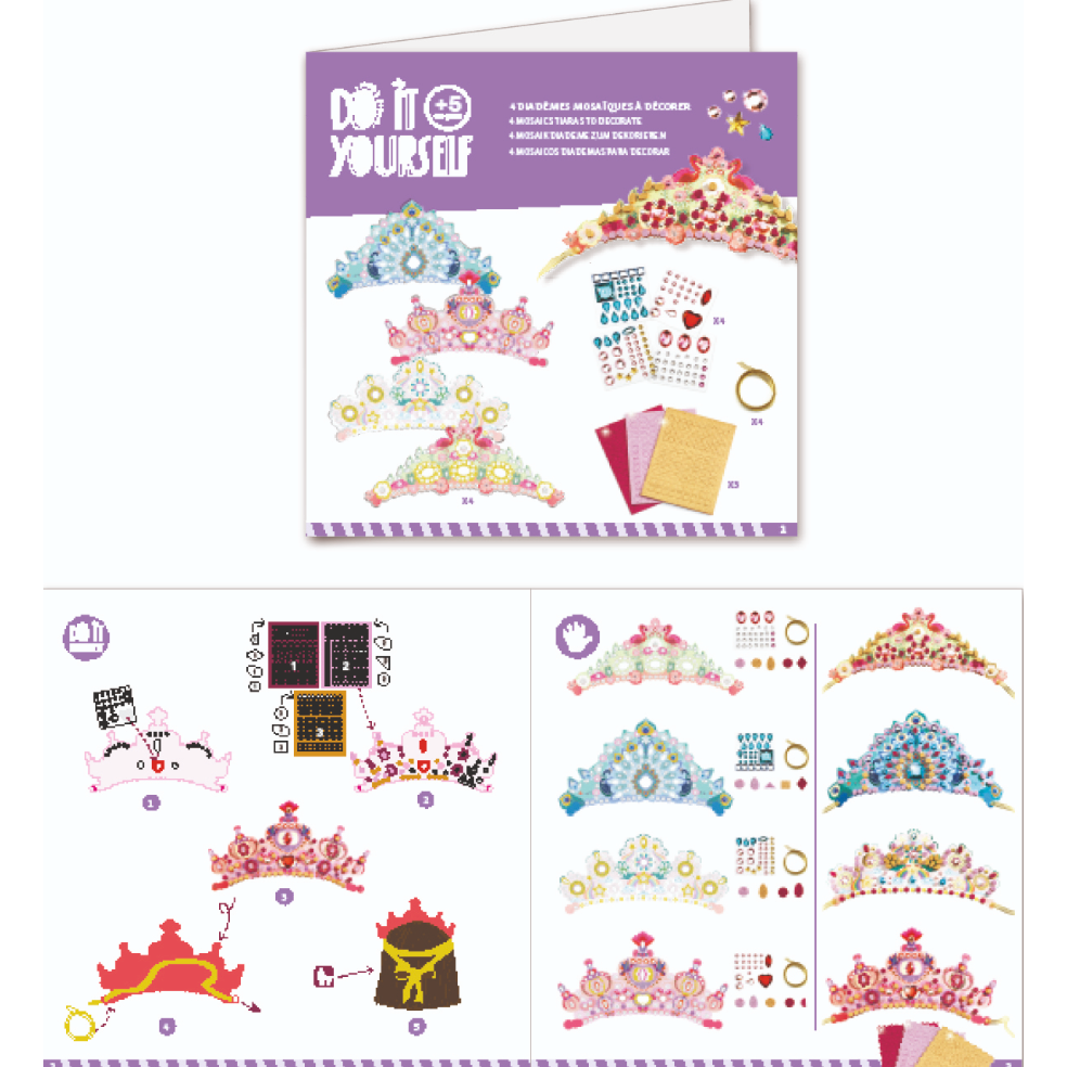 DJECO DIY Like A Princess Crown -DJECO-Little Giant Kidz