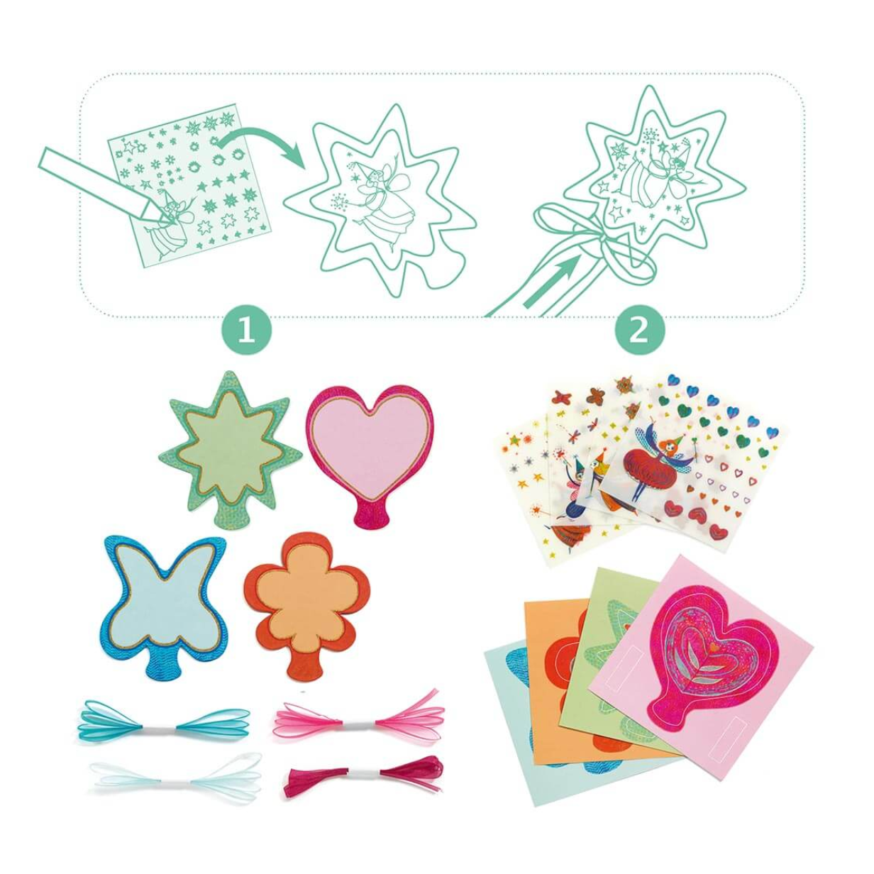 DJECO DIY Little Fairies Wands -DJECO-Little Giant Kidz