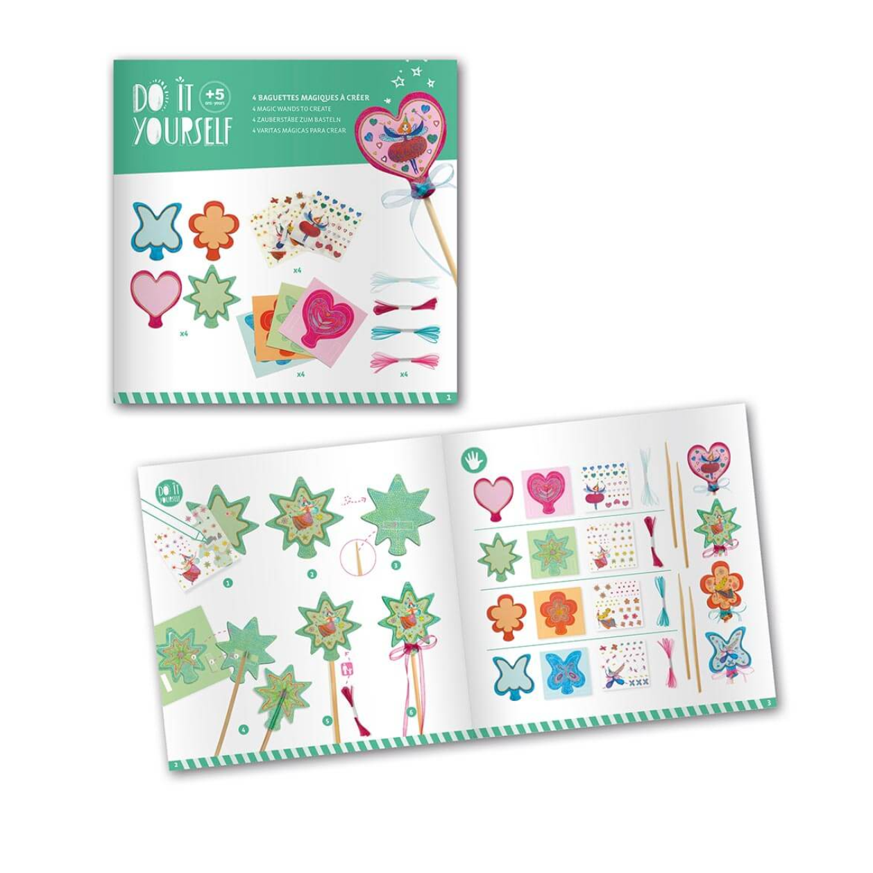 DJECO DIY Little Fairies Wands -DJECO-Little Giant Kidz