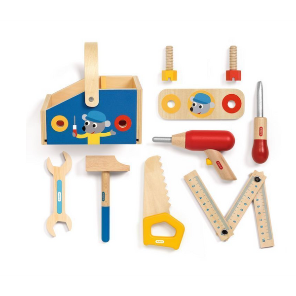 DJECO Early Learning Minibrico - Wooden Tool Set-DJECO-Little Giant Kidz