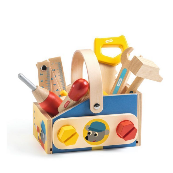 DJECO Early Learning Minibrico - Wooden Tool Set-DJECO-Little Giant Kidz