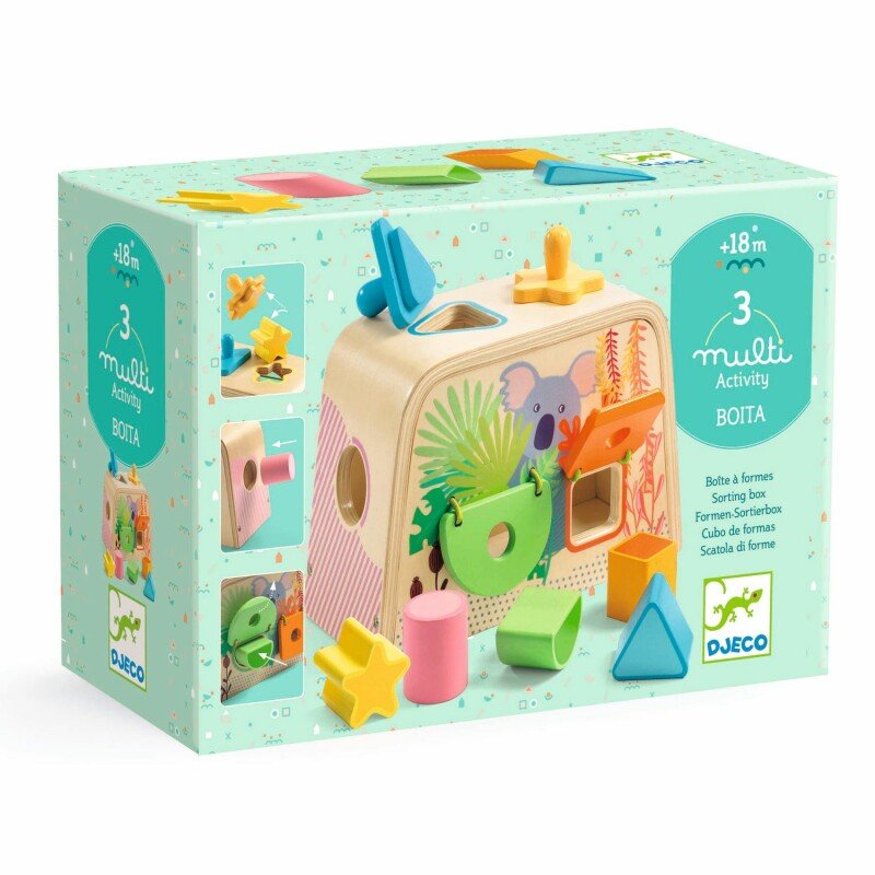 DJECO Multi Boita Color & Shape Sorter-DJECO-Little Giant Kidz