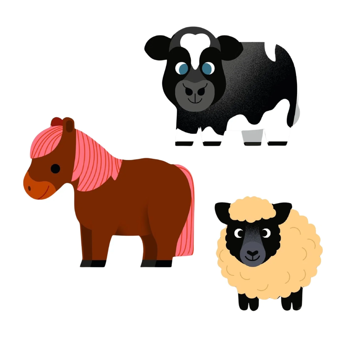 DJECO PG Baby Stickers Farm -DJECO-Little Giant Kidz