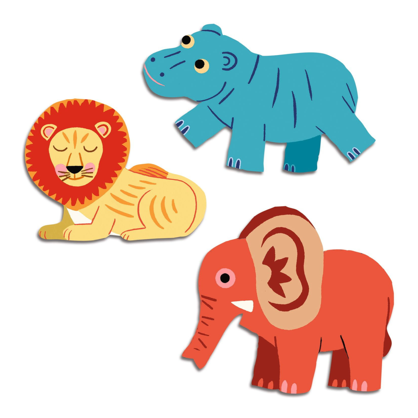 DJECO PG Baby Stickers Safari -DJECO-Little Giant Kidz