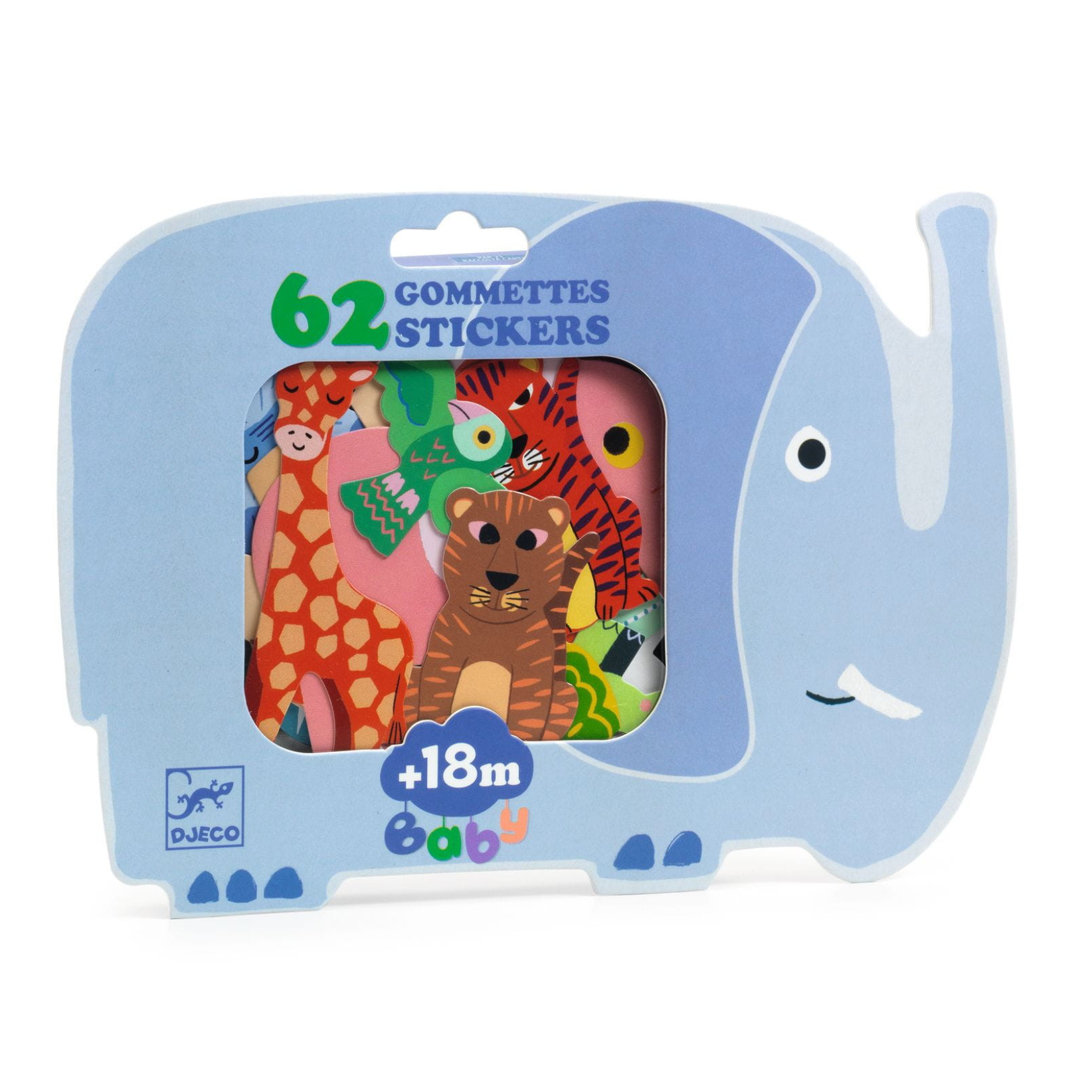 DJECO PG Baby Stickers Safari -DJECO-Little Giant Kidz