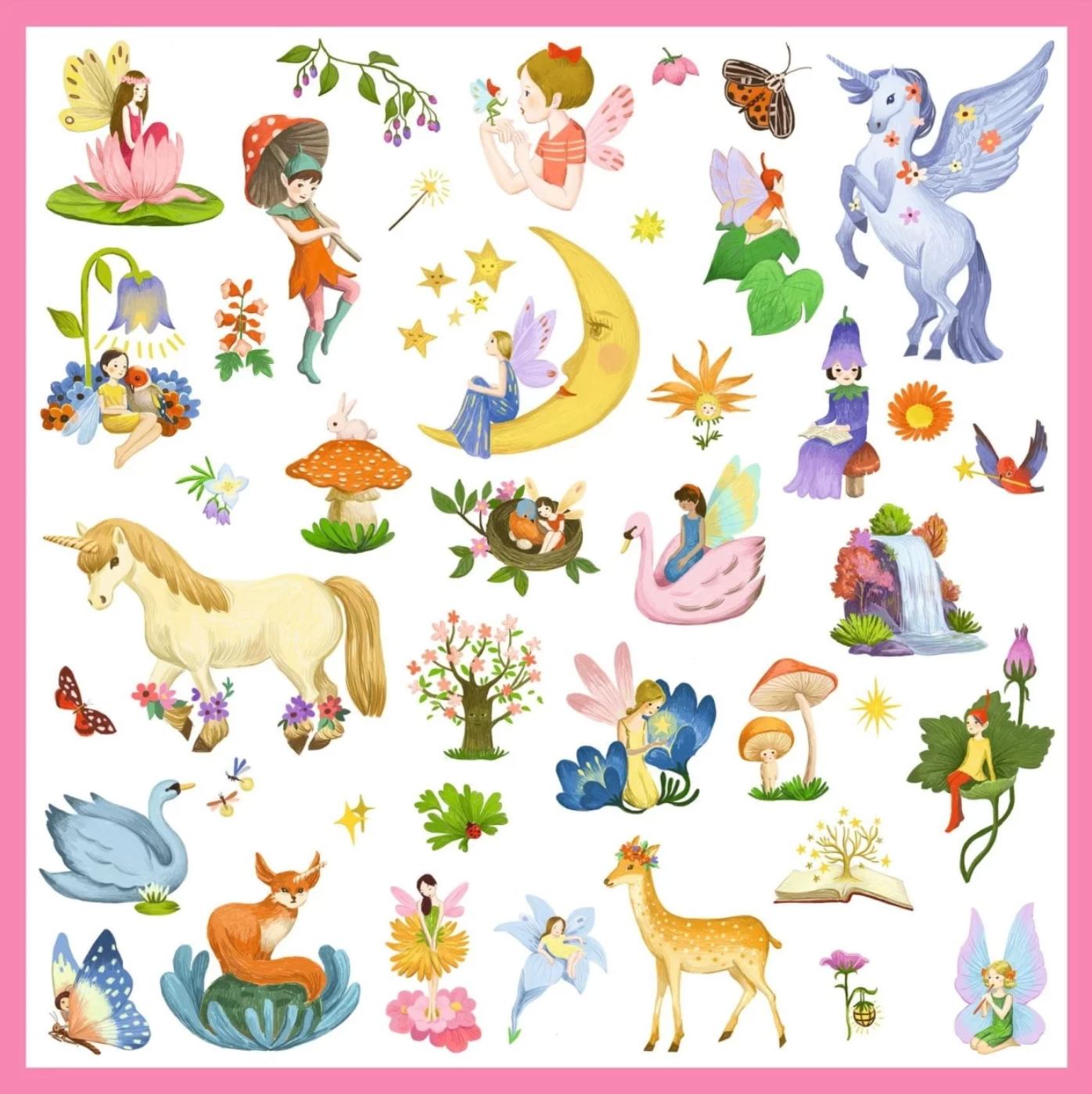 DJECO PG Stickers Fantasy -DJECO-Little Giant Kidz