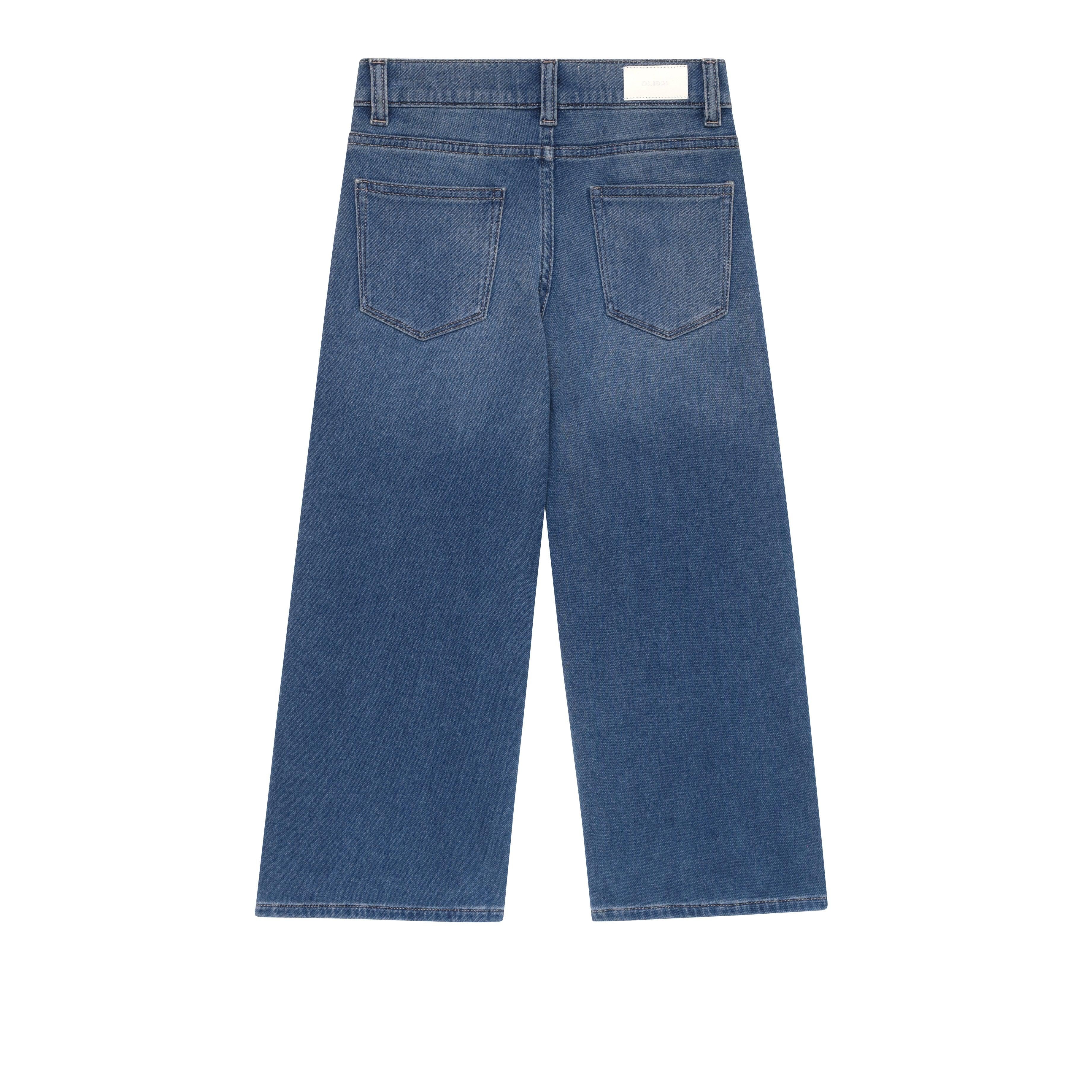 DL 1961 Toddler Lily Wide Jeans- Ballad Blue-DL 1961-Little Giant Kidz