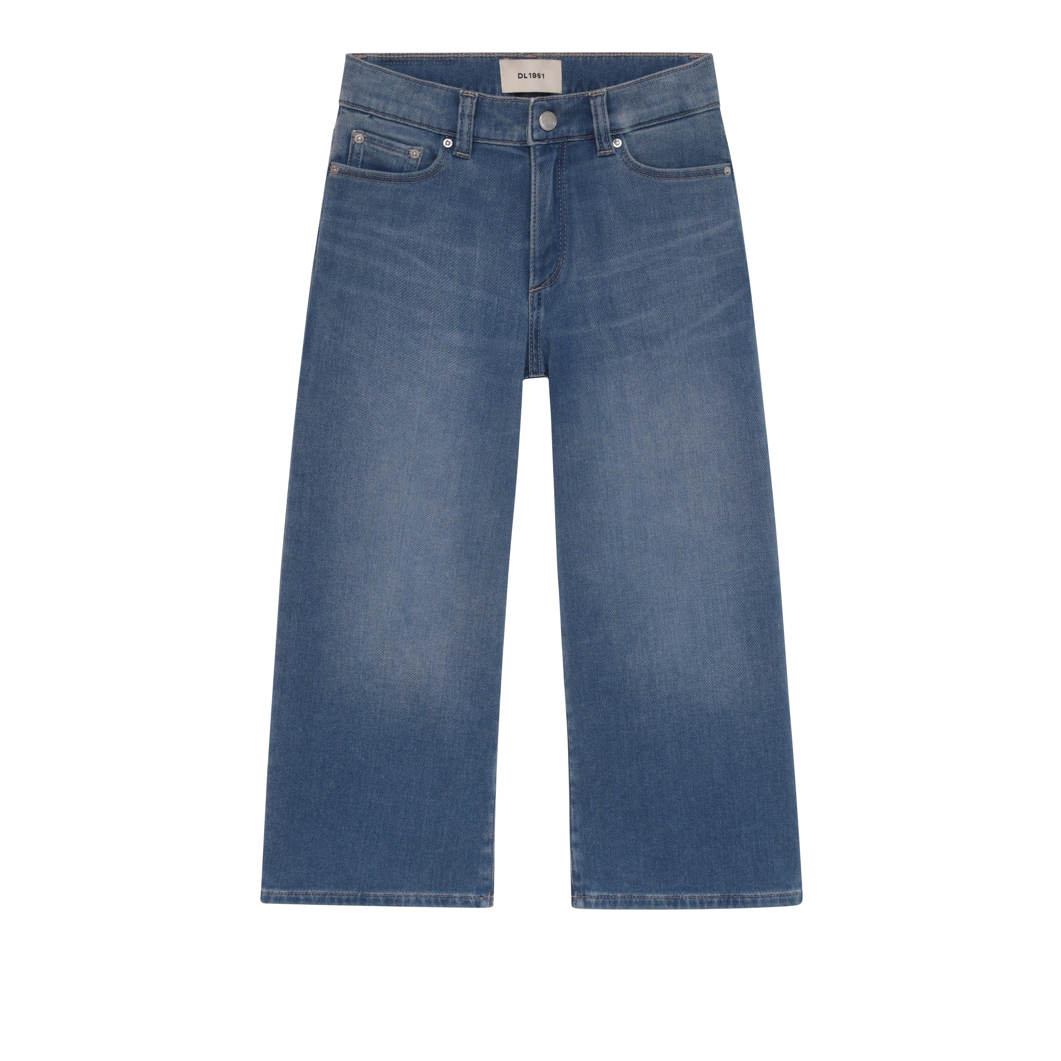 DL 1961 Toddler Lily Wide Jeans- Ballad Blue-DL 1961-Little Giant Kidz