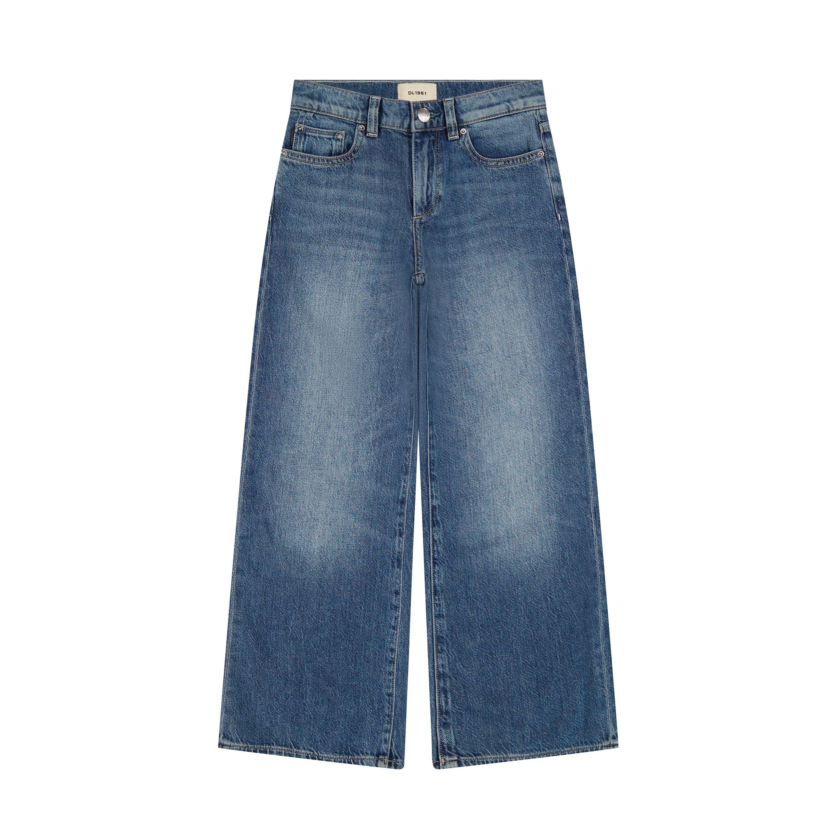 DL 1961 Tween Lily Wide Jeans- Blue Harbor-DL 1961-Little Giant Kidz