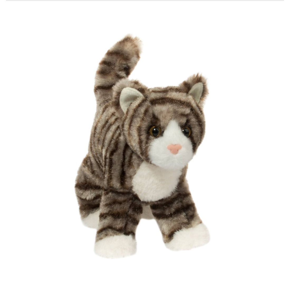DOUGLAS Zigby Gray Stripe Cat-DOUGLAS-Little Giant Kidz