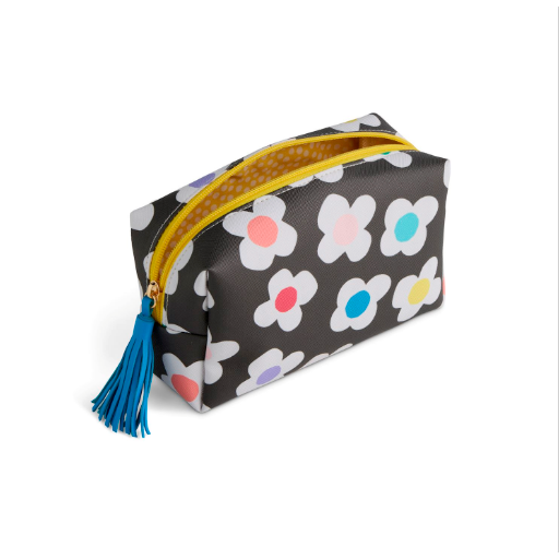 Demdaco Cheerful Daisy Multi Color Quilted Zip Pouch 7" x-DEMDACO-Little Giant Kidz
