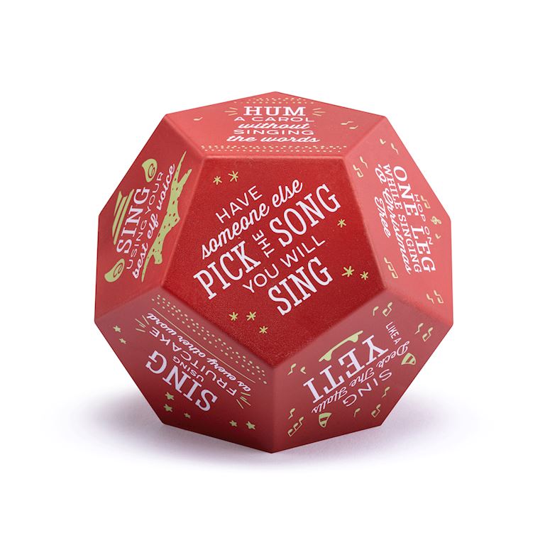 Demdaco Christmas Karaoke 12 Sided Foam Dice-DEMDACO-Little Giant Kidz