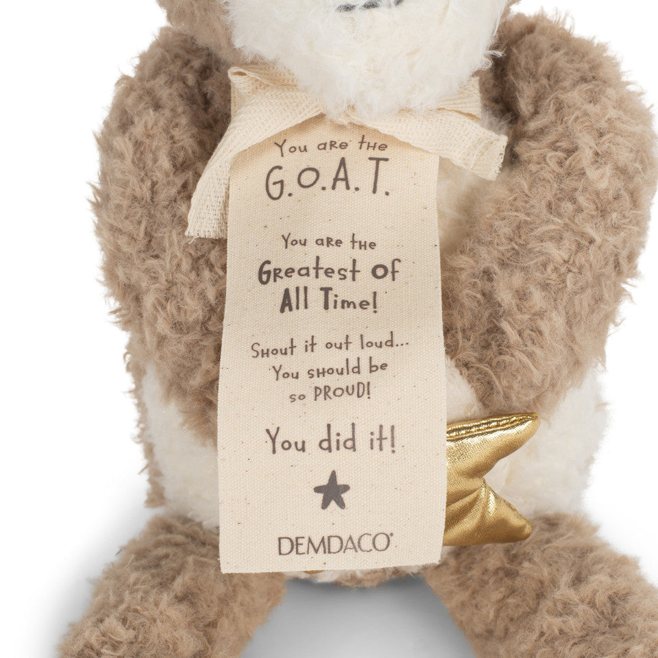 Demdaco GOAT Goat - Stuffed Animal-DEMDACO-Little Giant Kidz