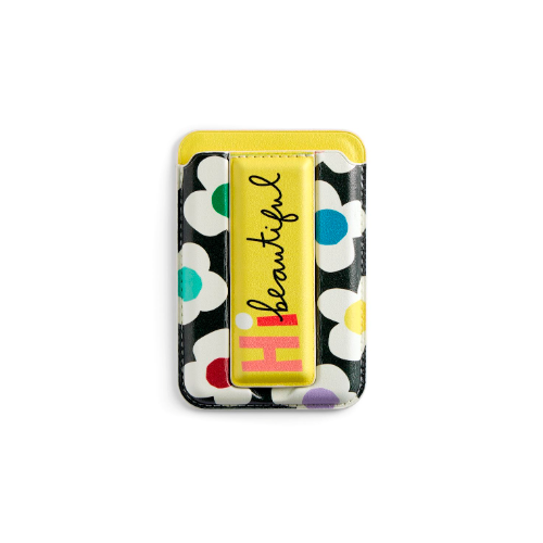 Demdaco Hi Beautiful Yellow Mag Wallet 2.5" x 3.5" by Ampe-DEMDACO-Little Giant Kidz