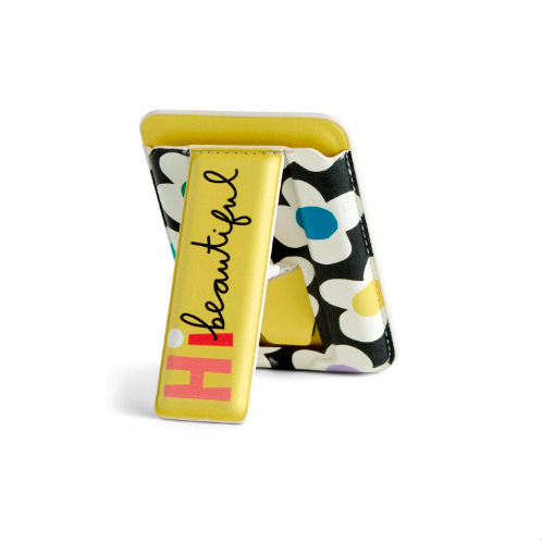 Demdaco Hi Beautiful Yellow Mag Wallet 2.5" x 3.5" by Ampe-DEMDACO-Little Giant Kidz