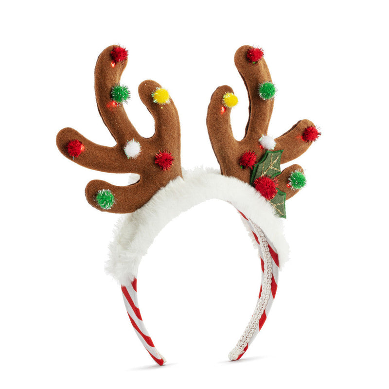 Demdaco Lit Reindeer Antlers Headband-DEMDACO-Little Giant Kidz