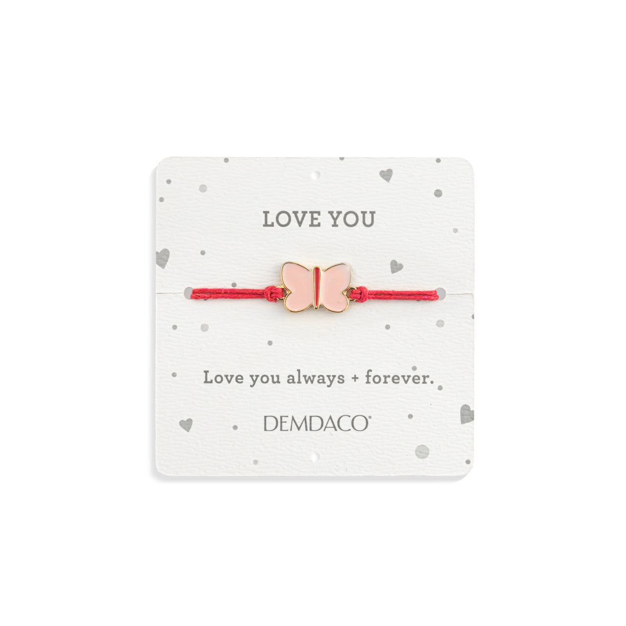 Demdaco Love You Pink Bear-DEMDACO-Little Giant Kidz