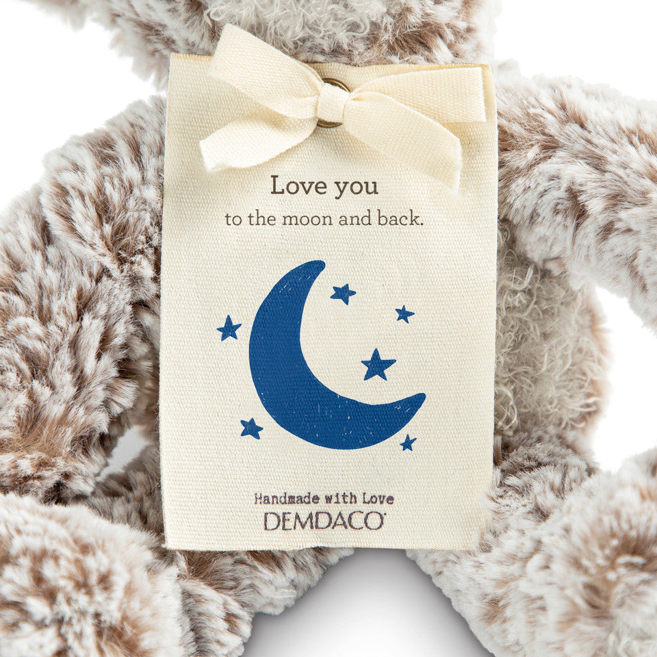 Demdaco Mini Giving Bear - Moon & Back-DEMDACO-Little Giant Kidz