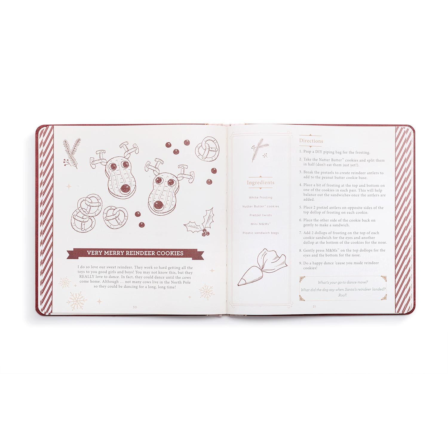 Demdaco Mrs Claus 12 Days Of Cookies Recipe Book-DEMDACO-Little Giant Kidz