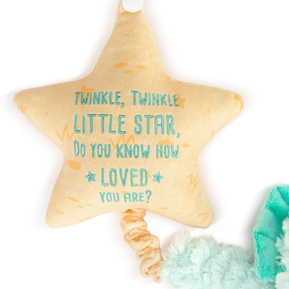 Demdaco Musical Pull Toy - Triceratops-Demdaco-Little Giant Kidz