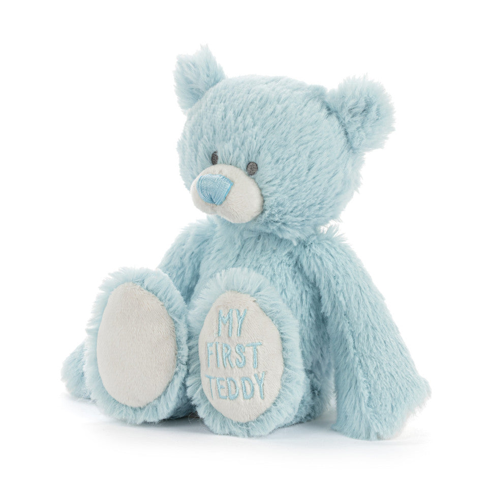 Demdaco My First Teddy Bear Mini - Blue-DEMDACO-Little Giant Kidz