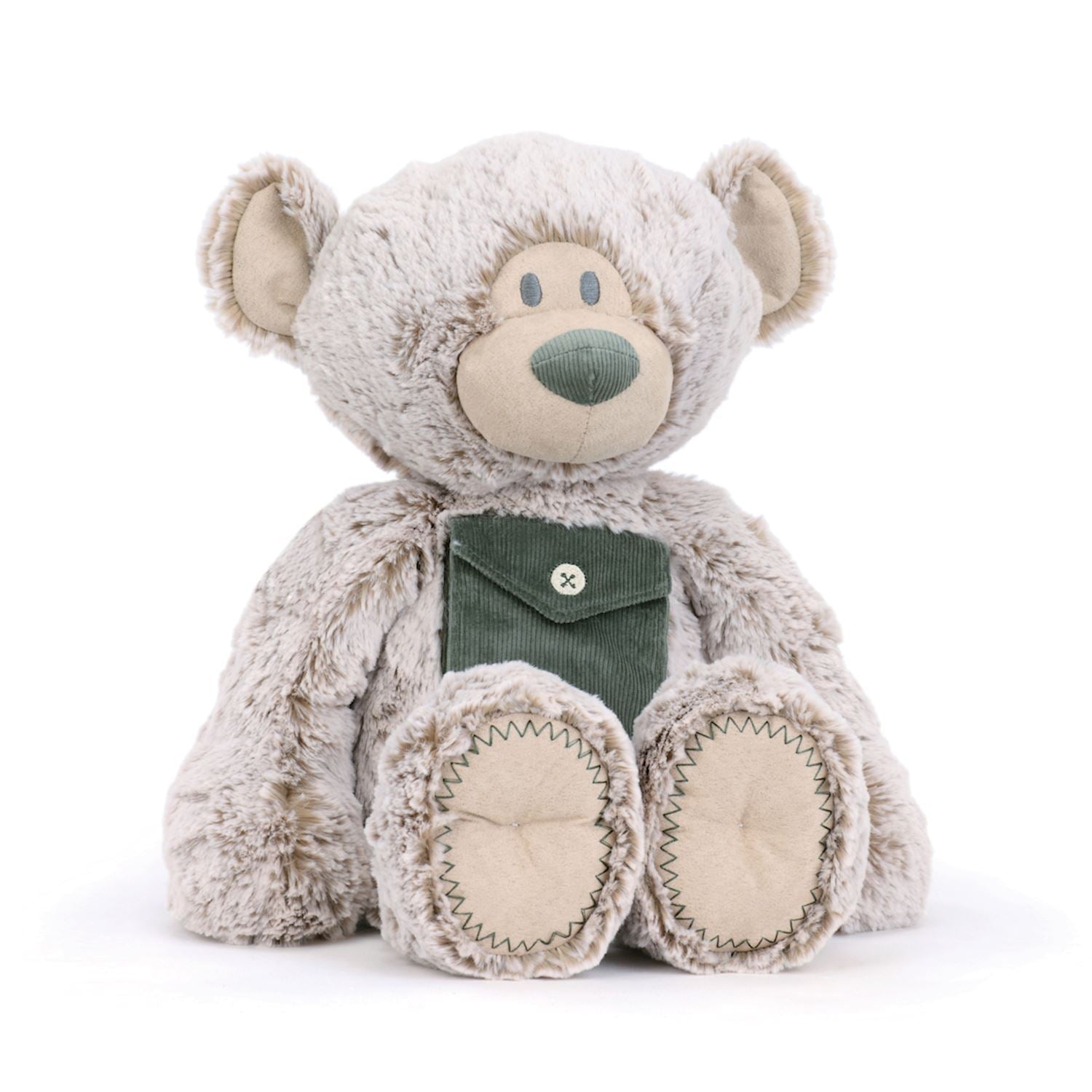 Demdaco Pocket Prayer Bear 11" - Green-DEMDACO-Little Giant Kidz